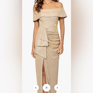 Women’s Gold Shimmer Gown